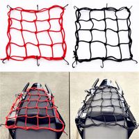 Wholesale hot sell cm motorcycle cargo net helmet rope storage bag twine holder tank mesh adjustable hooks luggage