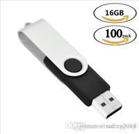 Wholesale XH Black Bulk Rotating USB Flash Drives Thumb Pen Drive MB GB Memory Sticks Thumb Storage for Computer Laptop Macbook Tablet