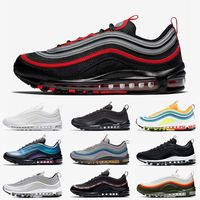 Großhandel Nike Air Max 97 Off White Designer Sneakers Herren Damen Laufschuhe Balck Metallic Gold South Beach PRM Gelb Triple Weiß Mintgrün Herren Großhandel Nike Air Max 97 Off White Designer Sneakers Herren Damen Laufschuhe Balck Metallic Gold South Beach PRM Gelb Triple Weiß Mintgrün Herren