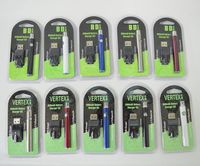 Wholesale Vertex Vape Battery USB Charger Kit mAh Thread Preheat Vaporizer Battery E Cigarettes Vape Pen VV Batteries for Atomizers Cartridges