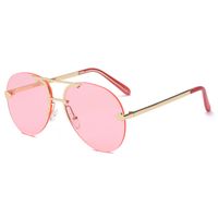 Wholesale Top Quality Women s Frameless Sunglasses Female Brand Designer Retro Retro Sunglasses For Female Female Arrow Frameless Sunglasses