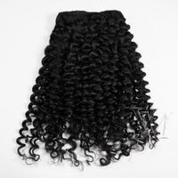 Wholesale VMAE Peruvian Clip Ins Virgin Human Hair g A B C A B C Afro Kinky Curly Clip In Hair Extensions