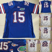 Wholesale Hot Florida Gators Football Jerseys Tim Tebow Emmitt Smith College Football Jerseys White Blue