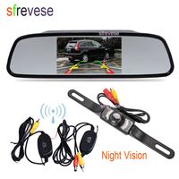 Wireless Rear View Mirror Backup Camera