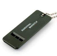 Keychain Outdoor Survival Whistle Double Pipe High Decibel Emergency Whistle Mq
