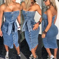 denim midi dress australia