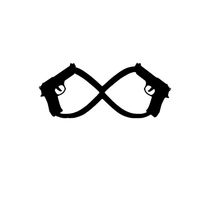 2ND AMENDMENT GUN vinyl decal sticker Truck Diesel car hunting funny PAIR OF 2