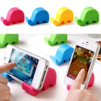 Wholesale Mini Elephant Table Desk Mount Stand Phone Holder for Cell Mobile Phone Tablets