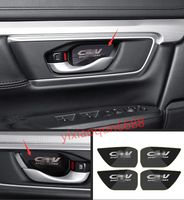 Wholesale Black titanium Inner Door Handle Bowl Frame Trim Fit For Honda CRV CR V