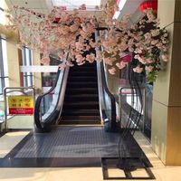 Wholesale White Artificial Cherry Blossom Tree road lead Simulation Cherry Flower with Iron Arch Frame For Wedding party Props