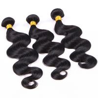 Wholesale 10 inches Grade A Body Wave Malaysian Hair Extensions Virgin Remy Hair Weaves Bundles g piece