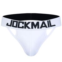 Wholesale JOCKMAIL Sexy Gay Underwear Men Transparent Jockstrap String Homme Slip Sexy Erotic Homens Mens Thongs And G Strings Cueca Gay