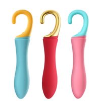 Wholesale Soft Silicone Umbrella Shape G Spot Bullet Vibrator for Women Charging Vaginal Clitoris Stimulator Dildo Vibrator Adult Sex Toys