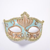 Wholesale Fashion masks Venetian painted princess mask Easter Halloween ball masks Half Face Mask Lady Sexy Mask wedding Christmas decor