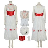 banks glynis johns Adult Dress Cosplay Costume Mary Poppins Movie Winifred mrs