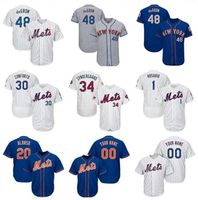 Wholesale Baseball Jersey Mens Knit players Jacob DeGrom Pete Alonso Noah Syndergaard Michael Conforto Amed Rosario Custom Any jerseys