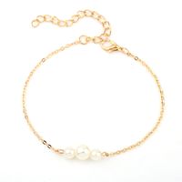 Wholesale Exquisite Imitation Pearl Bracelet Silver Gold Color Bracelets Bracelet Jewelry Women Gifts