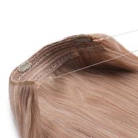 Wholesale Weaving remy russian blonde hair halo hair extensions grams honey blonde color Flip in hair extensions