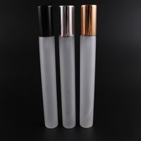 Wholesale 20ML Frosted Glass Perfume Spray Bottle Refillable Parfum Sample Atomizer Vials Empty Cosmetic Packing Containers