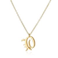 Wholesale 12pcs Charm USA alphabet name Initial Letter O pendant necklace monogram America English word sign friend woman mother men s family gifts jewelry