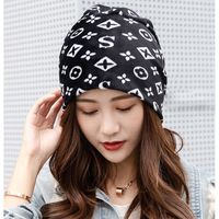 Wholesale LongKeeper New Fashion Letter Scarf Hats Women Slouchy Hat Hip Hop Beanies For Girls Spring Autumn Summer Skullies Caps
