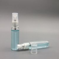 Wholesale 10ML Clear Fine mist Atomizer Mini Refillable Clear Glass Perfume Sample Empty Bottle Oz Cosmetic Pump Atomizer Vial Tube