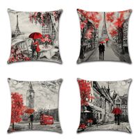 Discount Red Decorative Throw Pillow Covers Red Decorative Throw