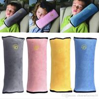 Wholesale Baby Children Car Safety Seat Belt Pillow Shoulder Neck Pad Cover Soft Harness Children Protection Covers Cushion Support Seat Cushions