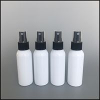 Wholesale 60ml Plastic Spray Perfume Container Bottles White With Spray Cap Easy To Squeezing For Cosmetic Bottles