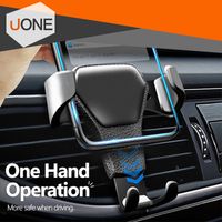 Wholesale Universal Car mount Phone Holder Air Vent Stand For Car No Magnetic Phone Grip Mobile Phone Stand Holder with retail package