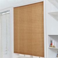 Self Adhesive Pleated Blinds Curtains Half Blackout Windows For Bathroom Balcony Shades For Living Room Home Window Door