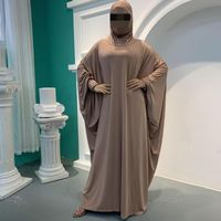 Wholesale Muslim Prayer Garment Abaya Women Hijab Dress Burka Niqab Islamic Clothing Dubai Turkey Formal Namaz Long Khimar Jurken Abayas