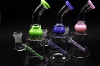 Wholesale HOT SELLING CHEAP PRICE HAND MADE INCH INLINE PERC WITH COLOR BALL BONG SMOKING ACCESSORY BONG CHAKRA WATER PIPE WAX RIG