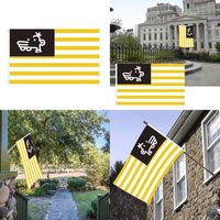 Wholesale New American Flag cm American Souvenir Yellow White Stripe Flag Manny Flag Symbol Of Unity And Peace