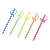 Food Pick Mixed Color Sword Cupcake Cocktail Stick Party Wedding Fests 300 pcs