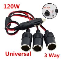 4 forma Cigarrillo Coche Camión Multi Zócalo 12 V 24 V