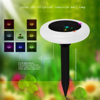 Wholesale Solar Ground Lights LED Garden Solar Lamp Waterproof Color Changing Landscape Path Lights for Outdoor Decoration Patio Backyard
