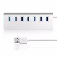 Wholesale Premium Port Chargers Aluminum USB Hub for Mac for MacBook Air Pro Ultrabooks for Microsoft Surface RT Laptops and any PC