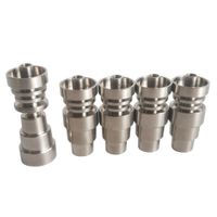 Wholesale 4 in Titanium Nail for Enail Universal Domeless mm mm Male Female Joint Dabbing Nails For Dabs Rig