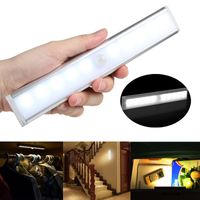 Wholesale LED Tube Under Cabinet Light PIR Motion Sensor Lamp LEDs mm lighting for Wardrobe Cupboard Closet Kitchen night light