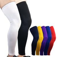 Wholesale 1PCS Sports Knee Protector Brace Strap Breathable ANTI UV Outdoor Cycling Leg Sleeve Basketball Leg Sleeve Knee Support Pads