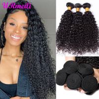 Wholesale Kinky Curly Hair Bundles Brazilian Unprocessed Pre colored Virgin Human Hair Weave Bundles Extensions B Curly human hair bundles