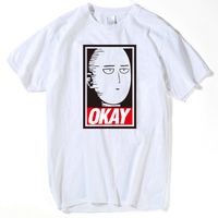 Venta Al Por Mayor De Heroe Camisetas Comprar Heroe Camisetas 2019 - saitama oppai camiseta hombres one punch man hero camiseta hombres tops 2019 moda de dibujos animados de manga corta okay tops de verano para mujeres 2019