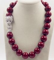 Wholesale Huge mm genuine red south sea shell pearl necklace quot