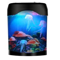 Wholesale BRELONG USB Emulation Jellyfish Decorative Night Light LED Background Color Luminous Atmosphere Light For Bedroom Office