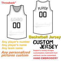 Wholesale 2020 Customized Basketball Jersey Personalized Number And Name Embroidered Logo Breathable Wear resistant Men s Women s Youth Jerseys