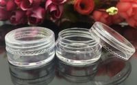 Wholesale Clear color acrylic Container Jars Dab For Concentrate Wax transparent plastic jars ml dab wax bho cosmetic plastic containers
