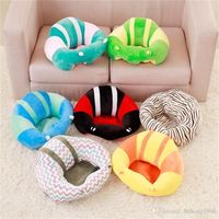 Wholesale Creative Kids Sleep Pillow Folding Bed Safety Soft Car Seat Cushion Portable Sofa Plush Toys Baby Learning Chair mb2