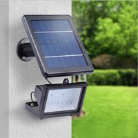 48 LED Solarleuchte Solar Lampe mit Bewegungsmelder Mit Stange Wandleuchte DHL