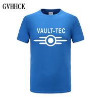 Wholesale Vault Tec logo Gaming Video Game Fallout Tees Tops T Shirts Men classic Casual Apparel Fashion T Shirts Vault Tec Clothing
